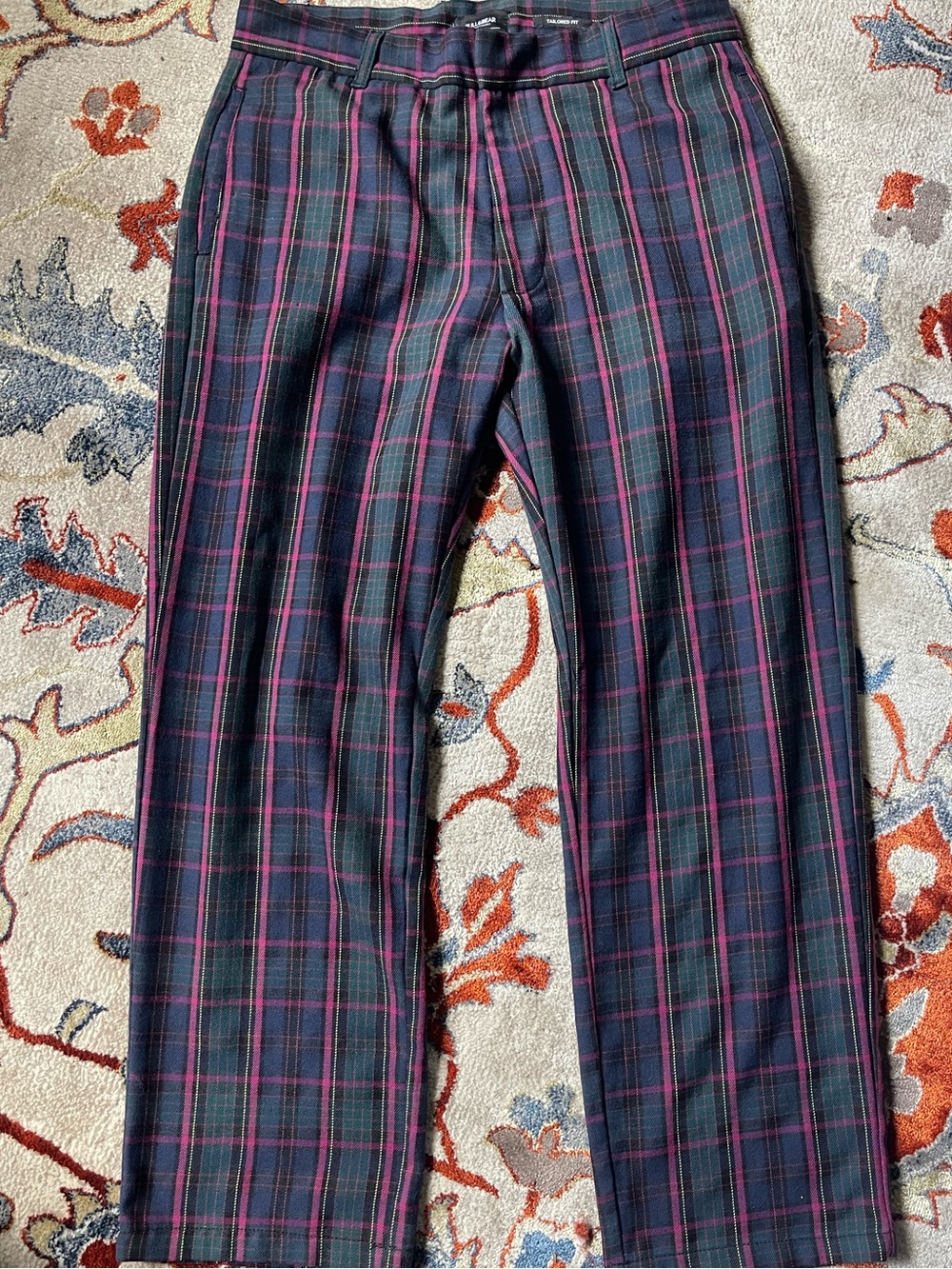 Pull & Bear Plaid Trousers